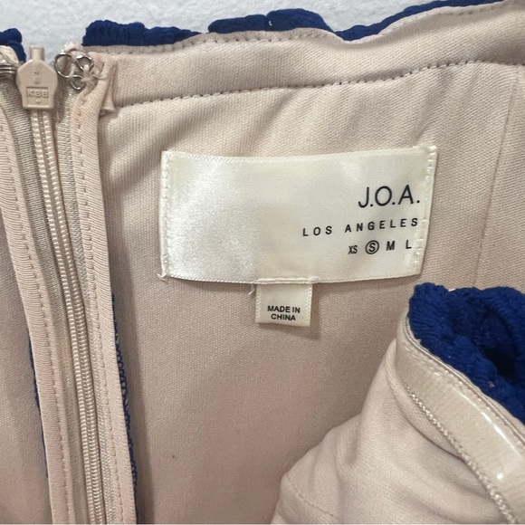 J.O.A Los Angeles Halter Neck Lace Romper in Royal Blue Size small - Picture 10 of 10